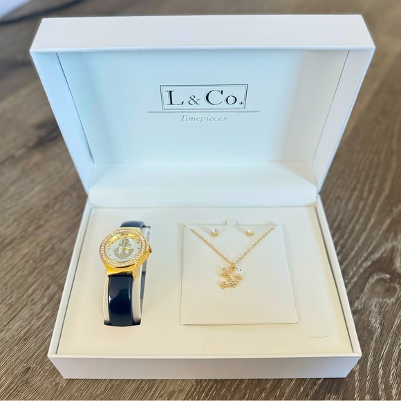 L & CO. Watch & Jewelry Gift Set 3 Piece - Picture 1 of 5
